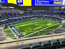 2 Buffalo Bills vs Los Angeles Rams Tickets 2022  Row 3 Section 437 19 20 Sofi