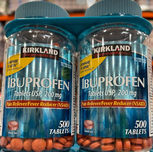 Kirkland Signature Ibuprofen 200 mg., 1,000 Tablets Exp 06/2025
