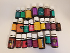 Empty Lot of 24 5mL & 15mL Young Living Essential Oils Bottles EMPTY UNRINSED