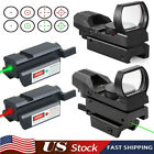 Tactical Red Green Dot Reflex Sight Scope Red /Green Laser Holographic Sight US