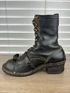 Vintage Wesco Jobmaster Boots Men's 10.5 D, Black