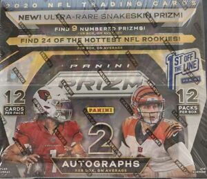 2020 PANINI PRIZM NFL FOOTBALL FOTL FIRST OFF THE LINE HOBBY BOX FACTORY SEALED