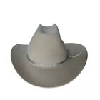Stetson Vintage 3x Felted Beaver Western Cowboy Hat Phantom Grey  Size 7 1/8