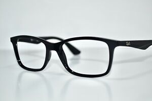 New ListingRay Ban RB-7047 2000 Gloss Black 54-17-140 Mens Womens Eyeglasses Frames