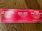 New ListingBath & Body Works 20% Off & Body Care Gift & $3 Soap Exp 6-2-2024