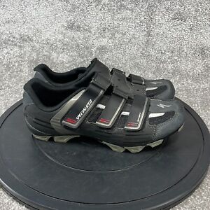 Specialized Men's Size 9 611E-4342 Hook And Loop Cycling Sneaker Black