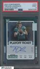 2021 Panini Contenders Playoff Ticket Trevor Lawrence RC AUTO 4/99 PSA 9 MINT
