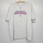 Vintage CCM NHL Colorado Avalanche Gray Tshirt Size 2XL Made In USA