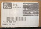 Zebra 104523-111 500 pcs Premier 30mil PVC Card 2.12