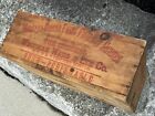 C.1930 Harvard Brand Fresh FILLET of HADDOCK Wood Box ~ FISH PIER, BOSTON MA