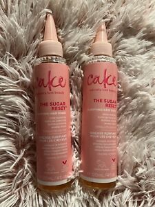 2 Pack CAKE luxe Beauty THE SUGAR RINSE. PURIFYING HAIR RINSE. 4 oz.