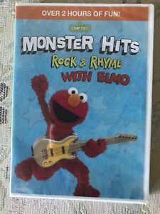 NEW  ~ SESAME STREET ~MONSTER HITS ROCK & RHYME WITH ELMO ~ DVD ~ OVER 2 HOURS