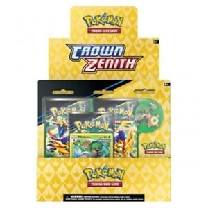 Pokemon Crown Zenith Pin Collection display 12 Blisters