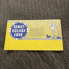 Vintage Blotter Semet-Solvay Coke Scottie Dog Terrier Man D2