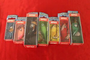 RAPALA Angry Birds Complete Set of 7 Lures Limited Edition For Rapala Collector
