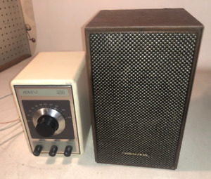 Vintage 70s HENRY KLOSS ADVENT MODEL 400 FM RECEIVER w/ Realistic Speaker Tested