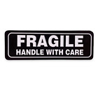 1000 Labels 1x3 Fragile Handle with Care (BLK/WH) Adhesive Shipping Stickers