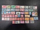 Used US airmail and other official stamps lot of 50, all different.