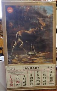 1913 Remington-UMC Reproduction Calendar, Rungius Image