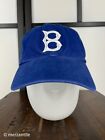 Brooklyn Dodgers Hat Cap Strap Back Adult Blue 47 Cooperstown Collection MLB G