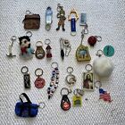 21 Keychain Lot Souvenir Travel Cities States Countries Vintage To Modern