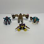 Vintage 1990s Lot of 4 Micro Machines Z Bots Mini Action Figures Galoob Toys