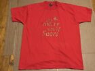 Vintage 90s Fruit of The Loom The Merry Side Of Sears Christmas Shirt XL Red