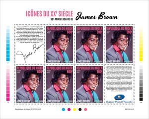 James Brown 95th Anniversary Icons of XXth Century MNH Stamps 2023 Niger M/S