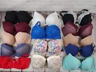 Lot of 14 VICTORIA'S SECRET & PINK bra / ALL DIFFERENT STYLES - sz 34D / AWESOME