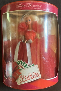 Happy Holidays 1988 Barbie. First Doll In The Holiday Barbie Series. NRFB.