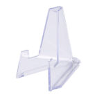 New Listing10PCS Display Stands Easel For Sports Trading Cards Holders Coins Clear Acrylic