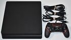 New ListingSony PS4 PlayStation 4 Slim 1TB Console - Black - Working w/ Wired Controller