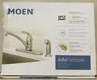 MOEN Adler Single-Handle Low Arc Standard Kitchen Faucet with Side Sprayer