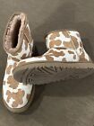 UGG boots women size 11 Cow Print