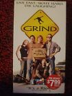 Grind (VHS Video Tape 2003) Bam Margera 90s Skateboard RARE  Blockbuster Rental