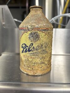 Pilser’s Extra Dry Pilsner Crowntainer Cone Top Beer Can Bronx,NY.