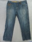 Pelle Pelle Jeans Mens 40x34 Blue Denim Baggy Hip Hop Work Y2K Flap Pockets