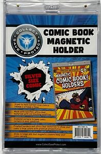 20 NEW CSP SILVER AGE Size Comic Book Magnetic Holder UV Protected Wall Hanging