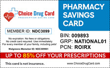 Pharmacy Savings Card
