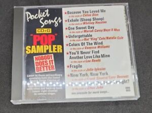 Pocket Songs 2000 Pop Sampler, Karaoke CD