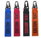 Customized Double Sided Keychains Keyrings Embroidered Bike Car Key Tag Outboard