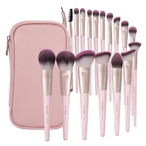 Makeup Brushes with Case  18 Pcs Professional Makeup Brush Set Premium Syntheti