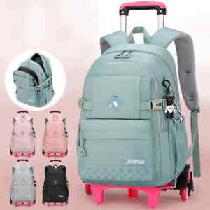 Backpack Wheels Kids School Bag Backpack Students Schoolbag Travel Bags