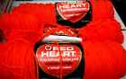 Vintage Red Heart 4 Ply Knit & Crochet Wintuk Yarn - 1 Skeins+partials TANGERINE