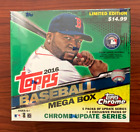 2016 Topps Chrome Update Baseball Mega Box MLB Trading Cards - Factory Sealed