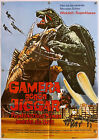 Godzilla GAMERA VS JIGER MONSTER X original german 1sheet movie poster R04/1972