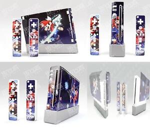 Skin Sticker Cover For NintendoWii Console and 2 Remotes 063