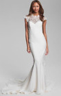 NWT Nicole Miller Gown “Lauren” Lace Back Bridal Wedding Gown HK0006 SIZE 10