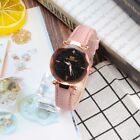 Woman Fashion Leather Band Analog Quartz Round Wrist Watch Watches