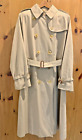 Vintage BURBERRY'S Trench Coat with Removable Wool Line - Size 12 Long